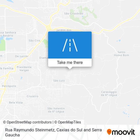 Rua Raymundo Steinmetz map