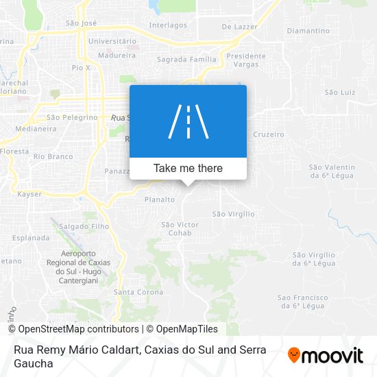 Rua Remy Mário Caldart map
