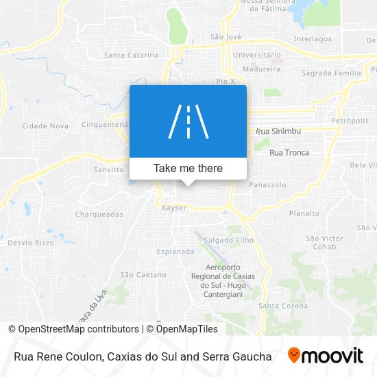 Rua Rene Coulon map