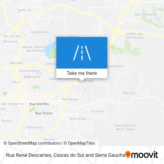 Rua Rene Descartes map