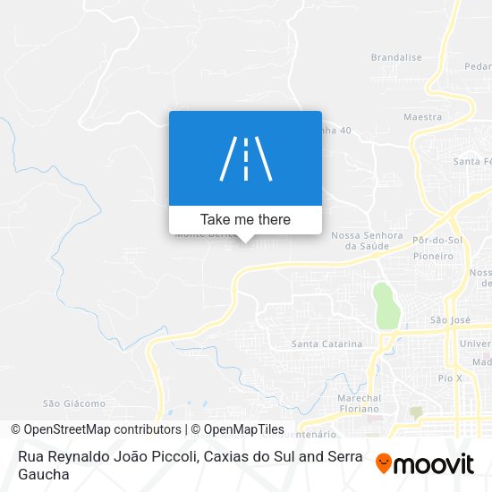 Rua Reynaldo João Piccoli map