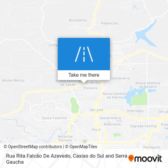 Rua Rita Falcão De Azevedo map