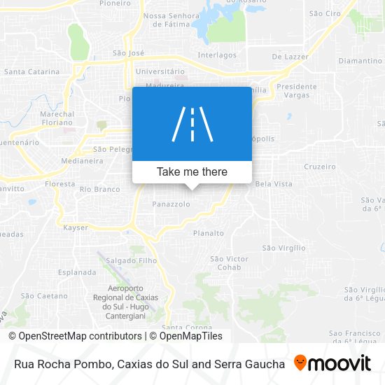 Rua Rocha Pombo map