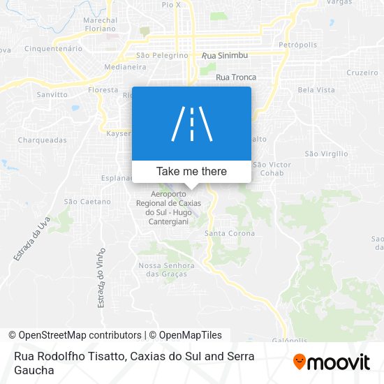 Rua Rodolfho Tisatto map