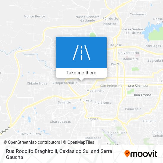 Rua Rodolfo Braghirolli map