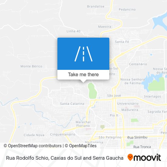 Rua Rodolfo Schio map