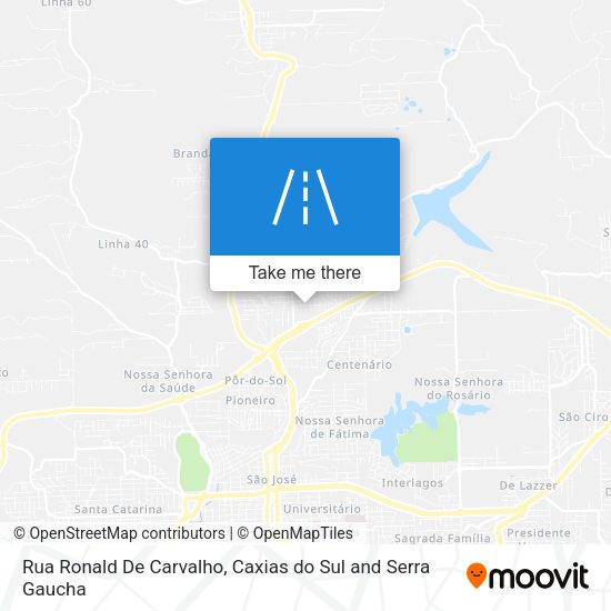 Rua Ronald De Carvalho map