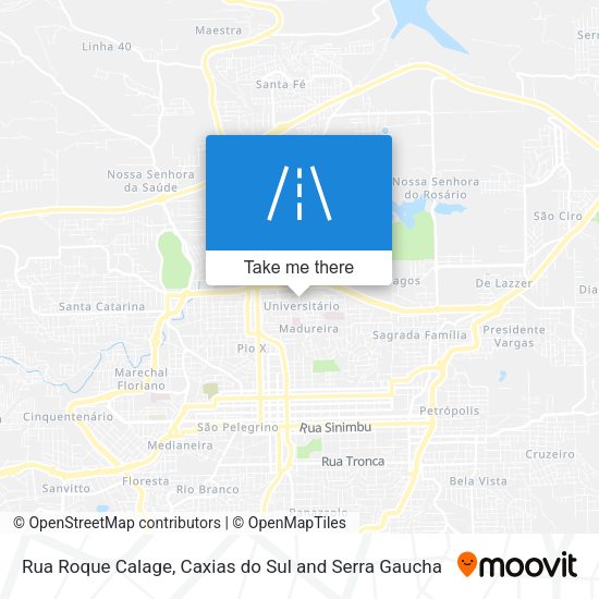Rua Roque Calage map