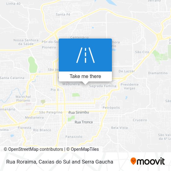 Rua Roraima map