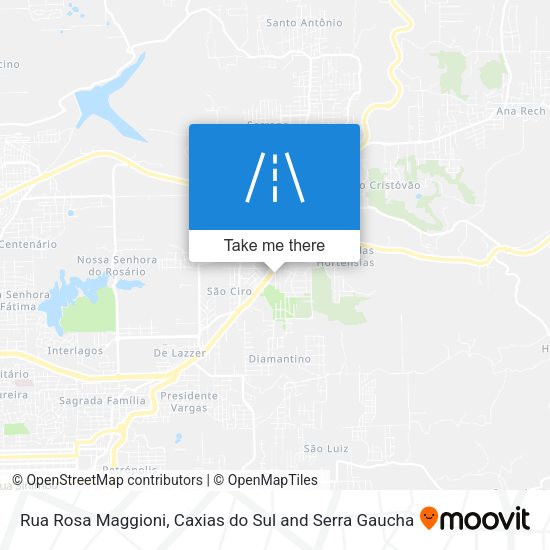 Rua Rosa Maggioni map