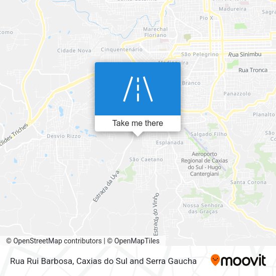 Rua Rui Barbosa map