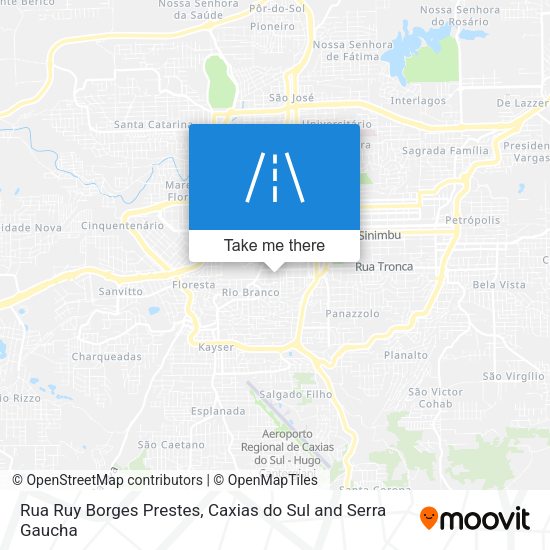 Rua Ruy Borges Prestes map