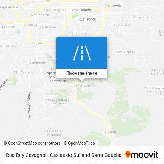 Rua Ruy Cavagnoll map