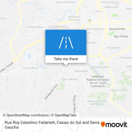 Rua Ruy Celestino Fadanelli map