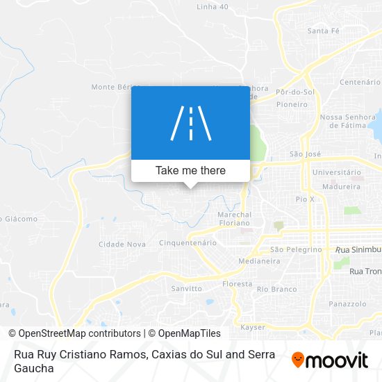 Rua Ruy Cristiano Ramos map