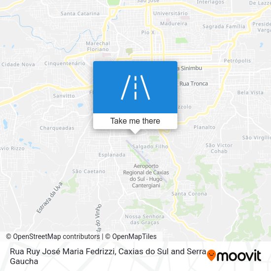 Rua Ruy José Maria Fedrizzi map