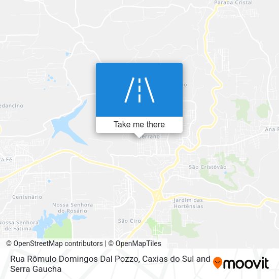 Rua Rômulo Domingos Dal Pozzo map