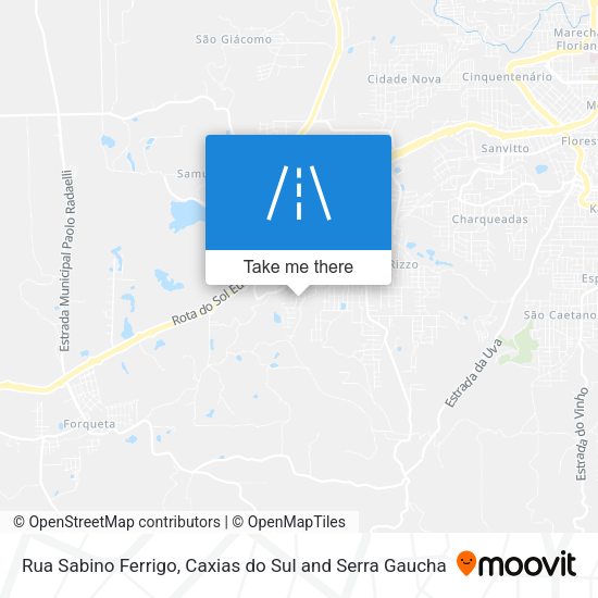 Rua Sabino Ferrigo map
