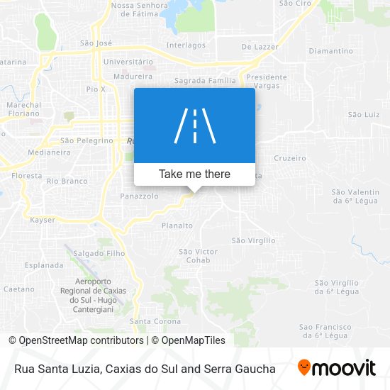 Rua Santa Luzia map