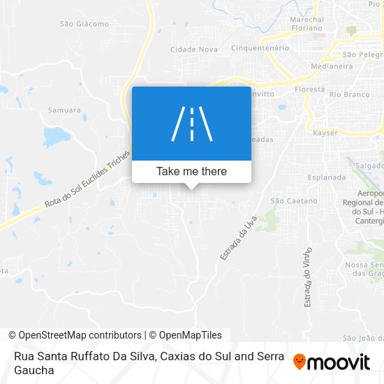 Rua Santa Ruffato Da Silva map