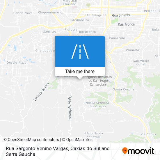 Rua Sargento Venino Vargas map