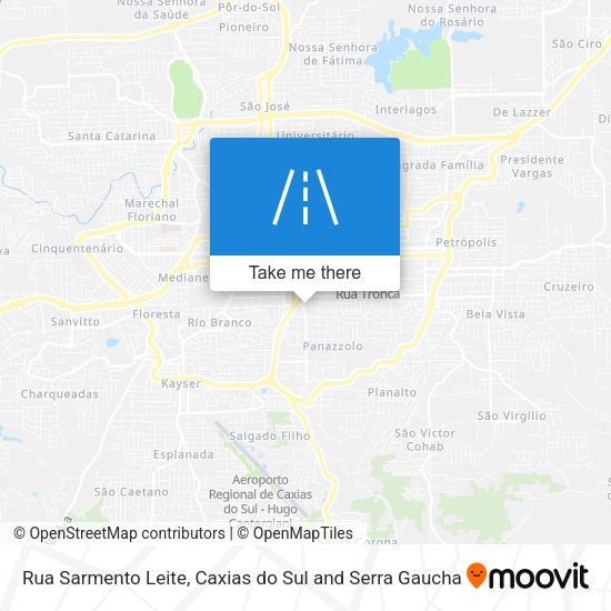 Rua Sarmento Leite map