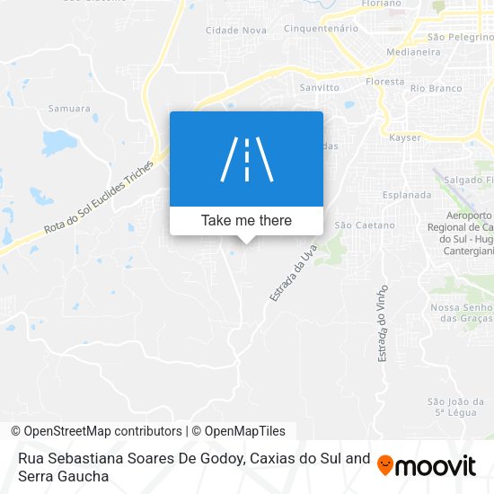 Rua Sebastiana Soares De Godoy map