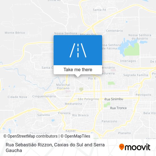 Rua Sebastião Rizzon map