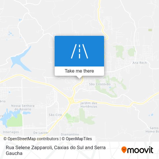 Rua Selene Zapparoli map