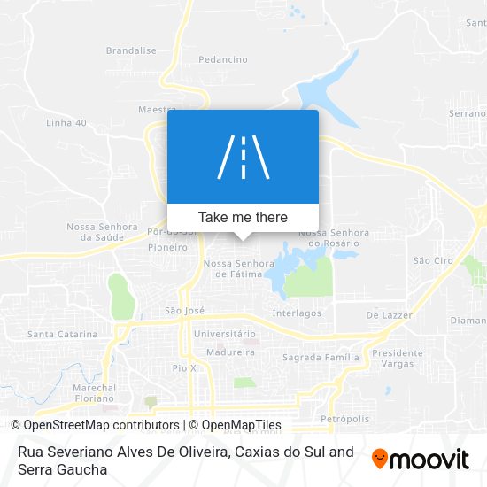 Rua Severiano Alves De Oliveira map