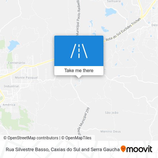 Rua Silvestre Basso map