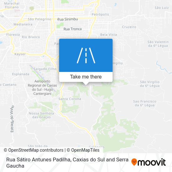 Rua Sátiro Antunes Padilha map