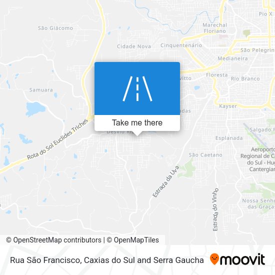 Rua São Francisco map