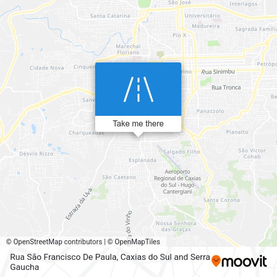 Rua São Francisco De Paula map
