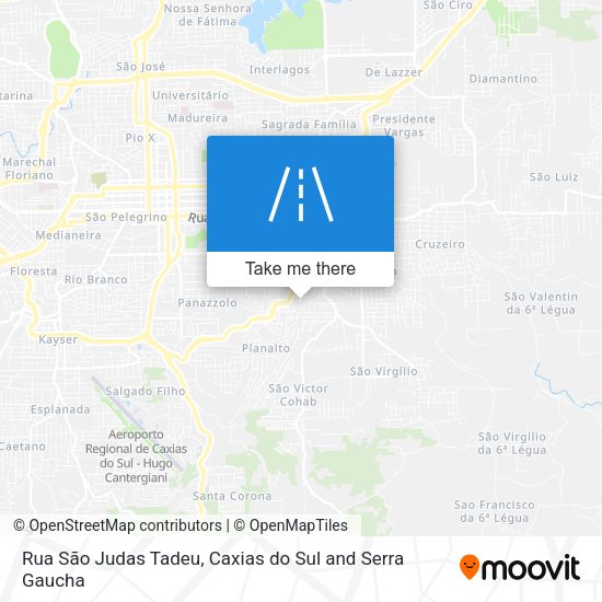 Rua São Judas Tadeu map