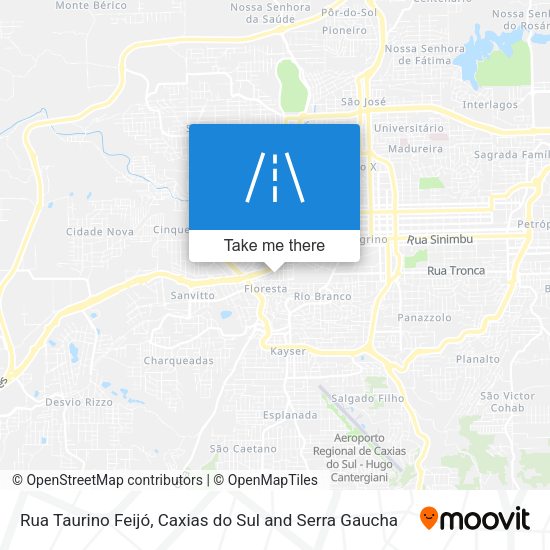 Rua Taurino Feijó map