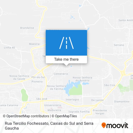 Rua Tercilio Fochessato map
