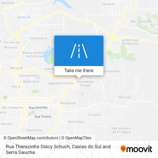 Rua Therezinha Glacy Schuch map