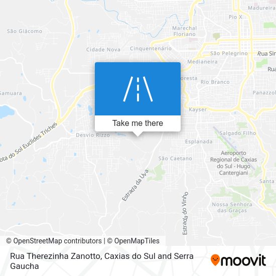 Rua Therezinha Zanotto map