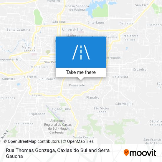 Rua Thomas Gonzaga map