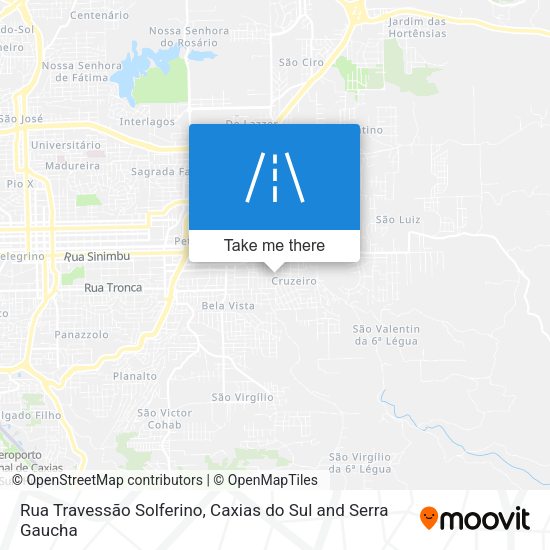 Rua Travessão Solferino map