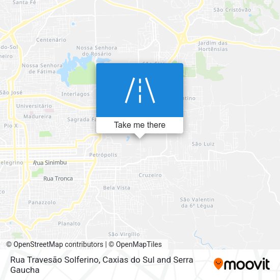 Rua Travesão Solferino map