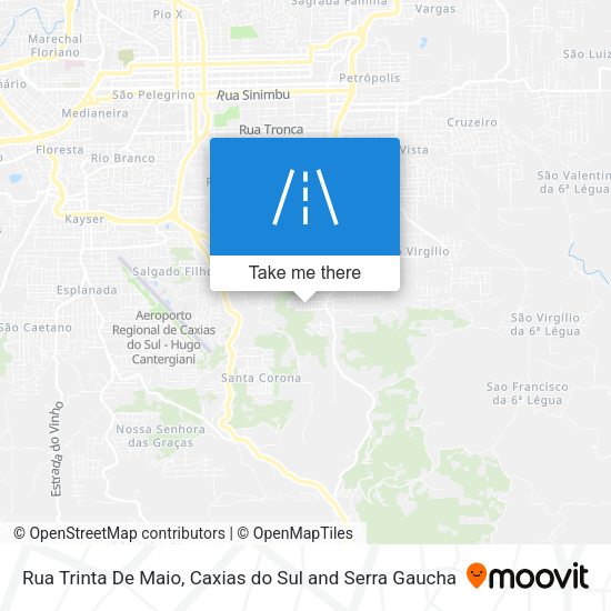 Rua Trinta De Maio map