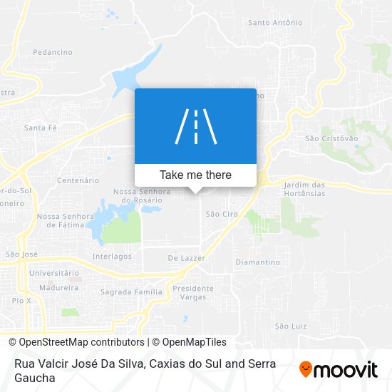 Rua Valcir José Da Silva map