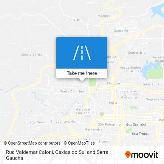 Rua Valdemar Caloni map