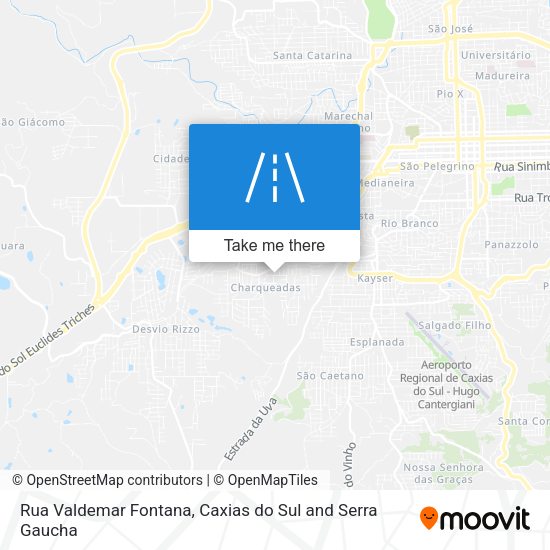 Rua Valdemar Fontana map