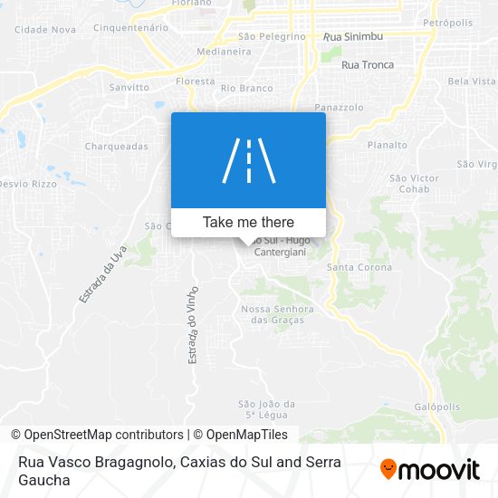 Rua Vasco Bragagnolo map
