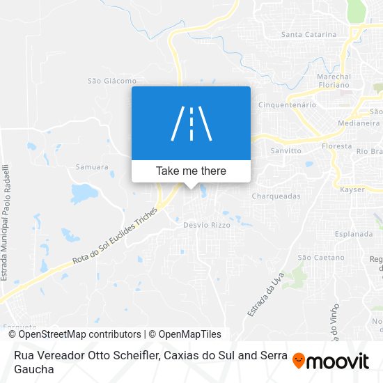Rua Vereador Otto Scheifler map