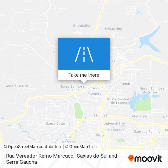 Rua Vereador Remo Marcucci map