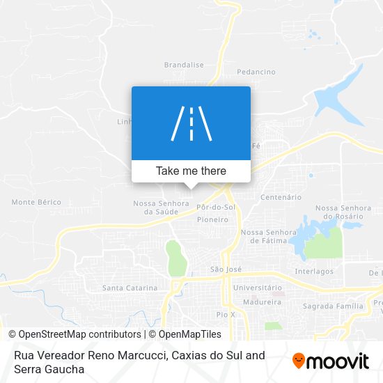 Rua Vereador Reno Marcucci map